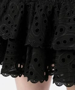 Charo Ruiz Clothing Black 'Noa' Short Skirt