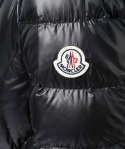 Moncler Black 'Serignan' Short Parka