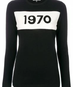 Bella Freud Black ‘1970’ Wool Jumper