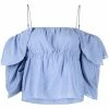 Vince 'Blue Cold Shoulder Top'