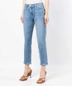 Paige 'Brigitte' Cropped Boyfriend Jeans Clothing