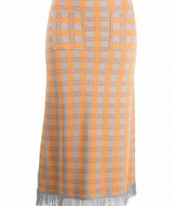 Baum Und Pferdgarten Clothing 'Callis' Checked Midi Skirt
