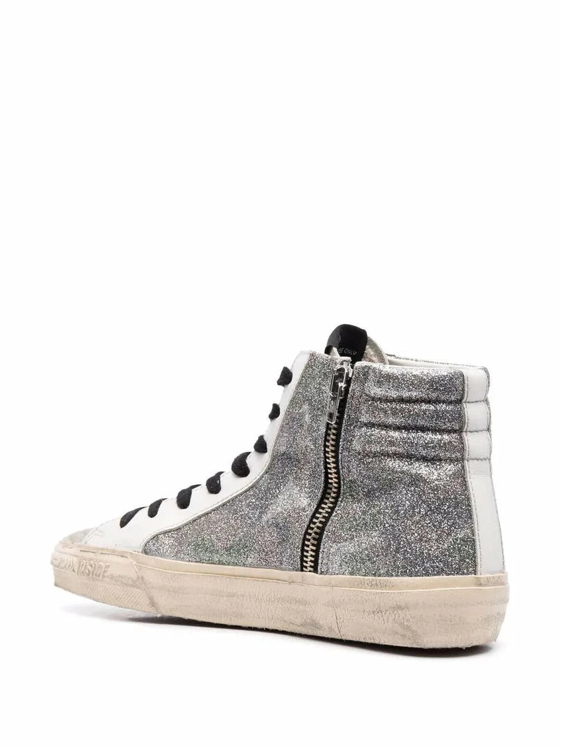 Golden Goose 'Camo Glitter Slide High Top Trainers' Shoes 5 Golden Goose 'Camo Glitter Slide High Top Trainers' Shoes