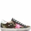 Golden Goose Shoes ‘Camo Print Low Top Sneakers’