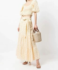 Faithfull The Brand Clothing ‘Cavaretta’ Floral Wrap Midi Skirt 26 Faithfull The Brand Clothing ‘Cavaretta’ Floral Wrap Midi Skirt