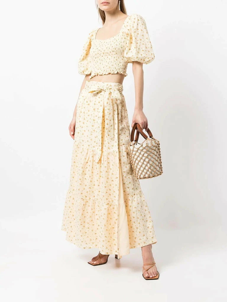 Faithfull The Brand Clothing ‘Cavaretta’ Floral Wrap Midi Skirt 7 Faithfull The Brand Clothing ‘Cavaretta’ Floral Wrap Midi Skirt