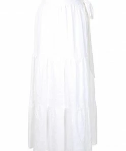 Faithfull The Brand ‘Cavaretta’ Linen Wrap Midi Skirt Clothing