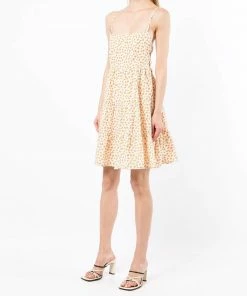 Faithfull The Brand 'Cecelie' Floral Motif Mini Dress Clothing