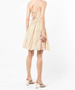 Faithfull The Brand 'Cecelie' Floral Motif Mini Dress Clothing