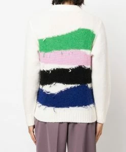 Baum Und Pferdgarten 'Cecilee' Frayed Stripe Knit Sweater Clothing