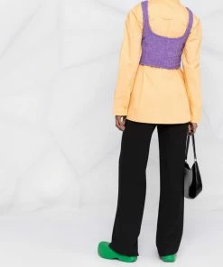 Baum Und Pferdgarten Purple 'Cesya' Cropped Knit Vest Clothing 18 Baum Und Pferdgarten Purple 'Cesya' Cropped Knit Vest Clothing