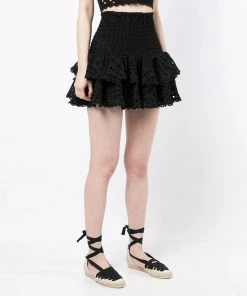 Charo Ruiz Clothing Black 'Noa' Short Skirt