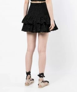 Charo Ruiz Clothing Black 'Noa' Short Skirt