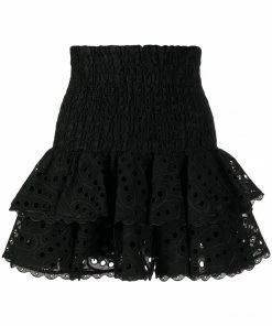 Charo Ruiz Clothing Black 'Noa' Short Skirt