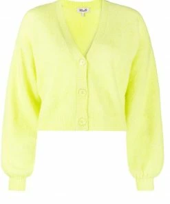 Baum Und Pferdgarten Lime'Chasmeen' Puff Sleeve Cardigan Clothing