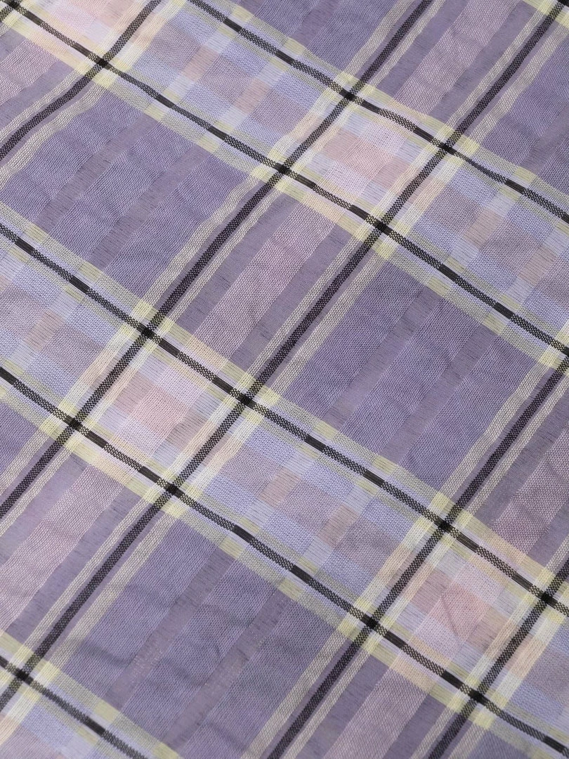 Ganni 'Checked Wrap Tie Mini Dress' New In 8 Ganni 'Checked Wrap Tie Mini Dress' New In