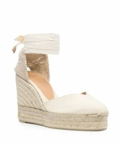 Castaner Ivory 'Chiara 8ED' Espadrilles Shoes