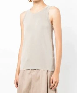 Studio Nicholson 'Circa' Crepe Racer Vest New In