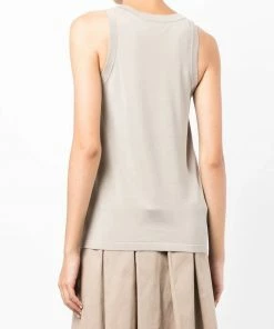 Studio Nicholson 'Circa' Crepe Racer Vest New In