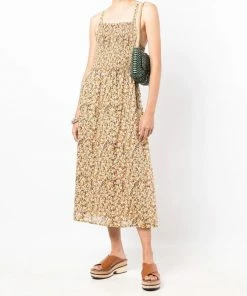 Faithfull The Brand Clothing 'Claretta' Floral Midi Dress