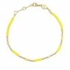 ANNI LU Yellow ‘Clemence’ Beaded Bracelet