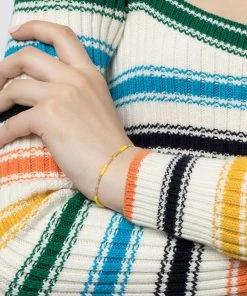 ANNI LU Yellow ‘Clemence’ Beaded Bracelet