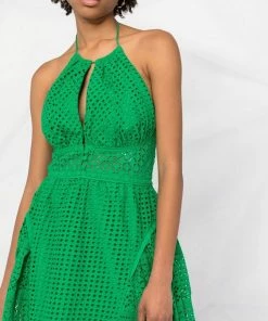 Self Portrait 'Cotton Broderie Anglaise Mini Dress' 14 Self Portrait 'Cotton Broderie Anglaise Mini Dress'