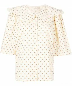 Stella Nova Clothing Cream 'Dicte' Ditsy Floral Shirt