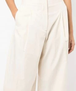 Studio Nicholson Cream 'Dordoni' Voluminous Pleated Pants 16 Studio Nicholson Cream 'Dordoni' Voluminous Pleated Pants