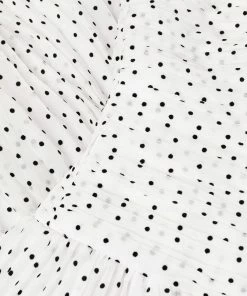 Self Portrait Clothing 'Crinkle Chiffon Dot Mini Dress'