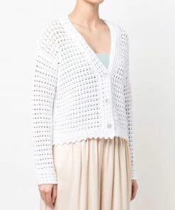 Vince Clothing 'Crochet Cardigan'