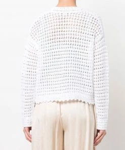 Vince Clothing 'Crochet Cardigan'