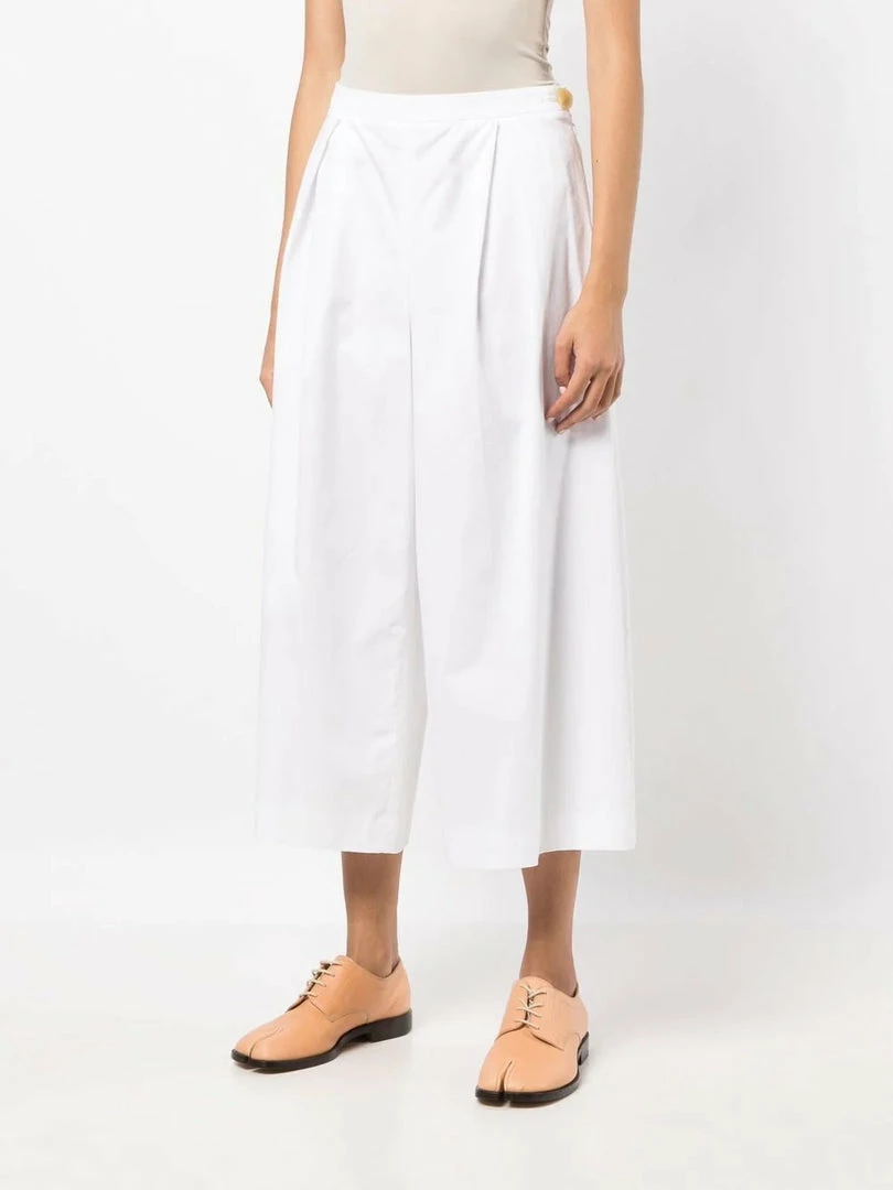 Vince 'Cropped Pleat Detail Wide Leg Trousers' 5 Vince 'Cropped Pleat Detail Wide Leg Trousers'