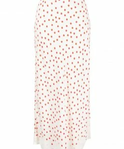 Rixo London 'Crystal' Polka Dot Slip Skirt