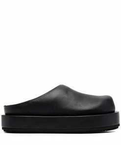 Paloma Barcelo Shoes Black 'Daga' Platform Mules