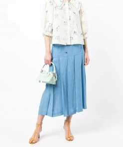 Rixo London 'Dallas' Illustrated Shirt