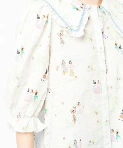 Rixo London 'Dallas' Illustrated Shirt 16 Rixo London 'Dallas' Illustrated Shirt