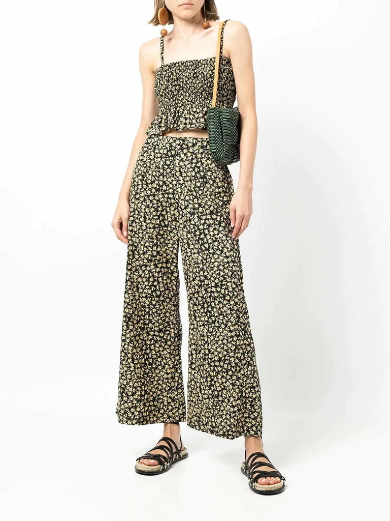 Faithfull The Brand ‘Damita’ Shirred Floral Crop Top 6 Faithfull The Brand ‘Damita’ Shirred Floral Crop Top