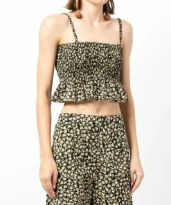 Faithfull The Brand ‘Damita’ Shirred Floral Crop Top 29 Faithfull The Brand ‘Damita’ Shirred Floral Crop Top
