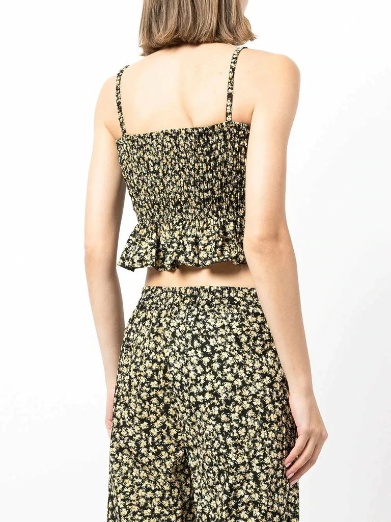 Faithfull The Brand ‘Damita’ Shirred Floral Crop Top 13 Faithfull The Brand ‘Damita’ Shirred Floral Crop Top