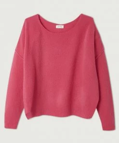 American Vintage Pink 'Damsville H22' Knit Sweater New In