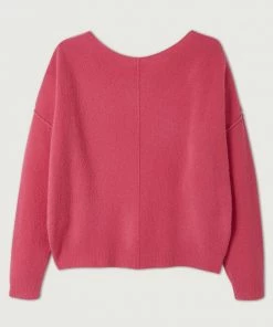American Vintage Pink 'Damsville H22' Knit Sweater New In