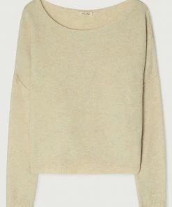 American Vintage Light Beige 'Damsville H22' Knit Sweater