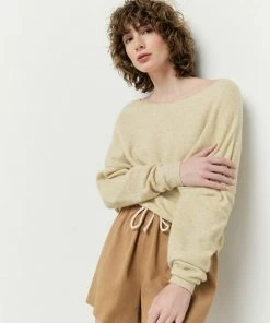American Vintage Light Beige 'Damsville H22' Knit Sweater