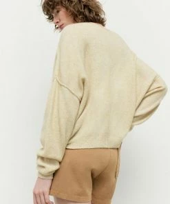 American Vintage Light Beige 'Damsville H22' Knit Sweater