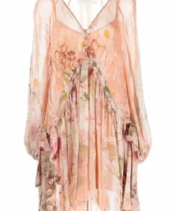 Zimmermann 'Dancer Drawn Mini Dress'