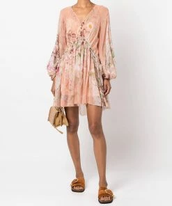 Zimmermann 'Dancer Drawn Mini Dress'