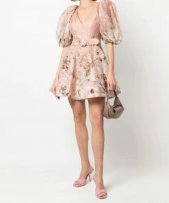 Zimmermann 'Dancer Puff Sleeve Mini Dress'