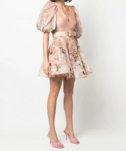 Zimmermann 'Dancer Puff Sleeve Mini Dress'