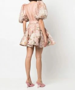 Zimmermann 'Dancer Puff Sleeve Mini Dress'